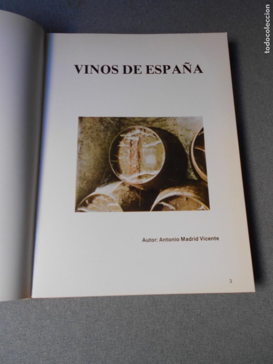 Libros de segunda mano: VINOS DE ESPA&Ntilde;A. ANTONIO MADRID. - Foto 2