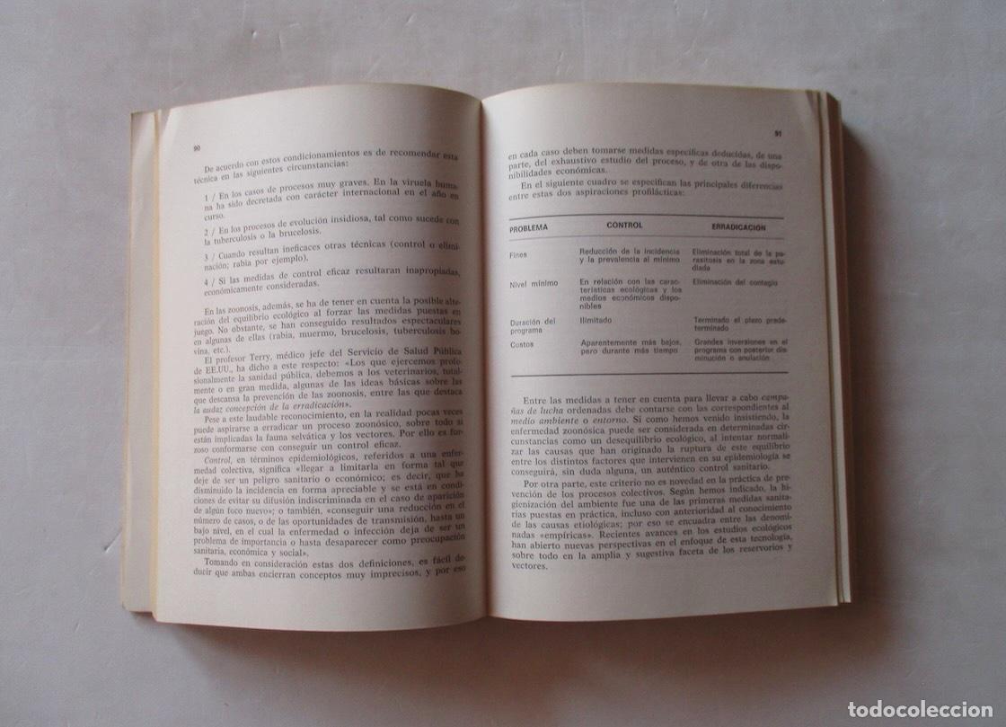 Libros de segunda mano: LAS ZOONOSIS - LAUREANO SAIZ MORENO - Foto 3