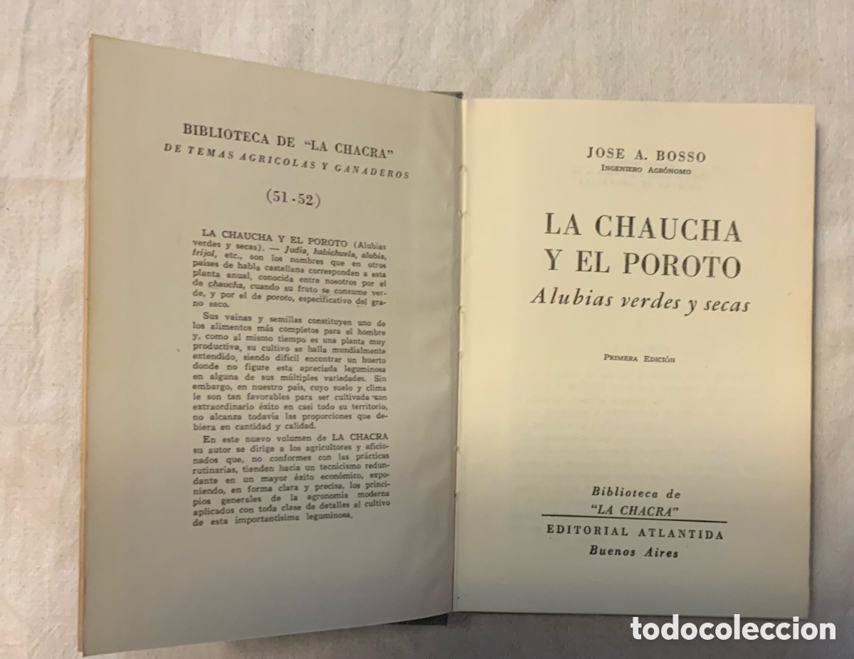 Libros de segunda mano: La chaucha y el poroto. Jose A. Bosso - Foto 3