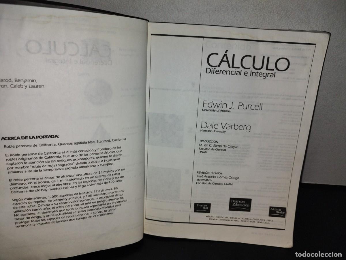 Libros de segunda mano de ciencias: 158- C&Aacute;LCULO DIFERENCIAL E INTEGRAL - PURCELL, VARBERG - Foto 6