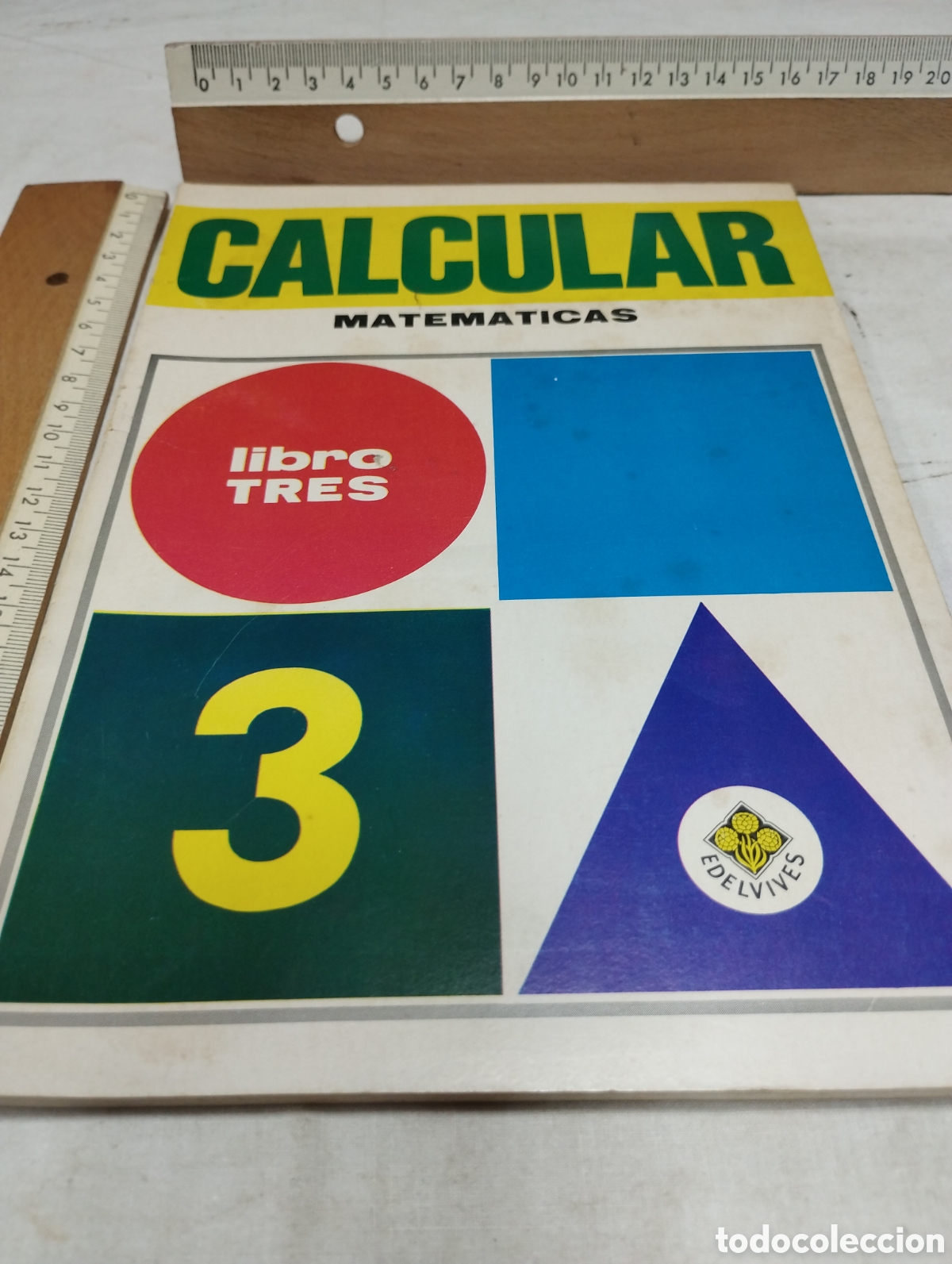 Libros de segunda mano de ciencias: Calcular matem&aacute;ticas. Libro 3. Editorial Edelvives, 1966 - Foto 1
