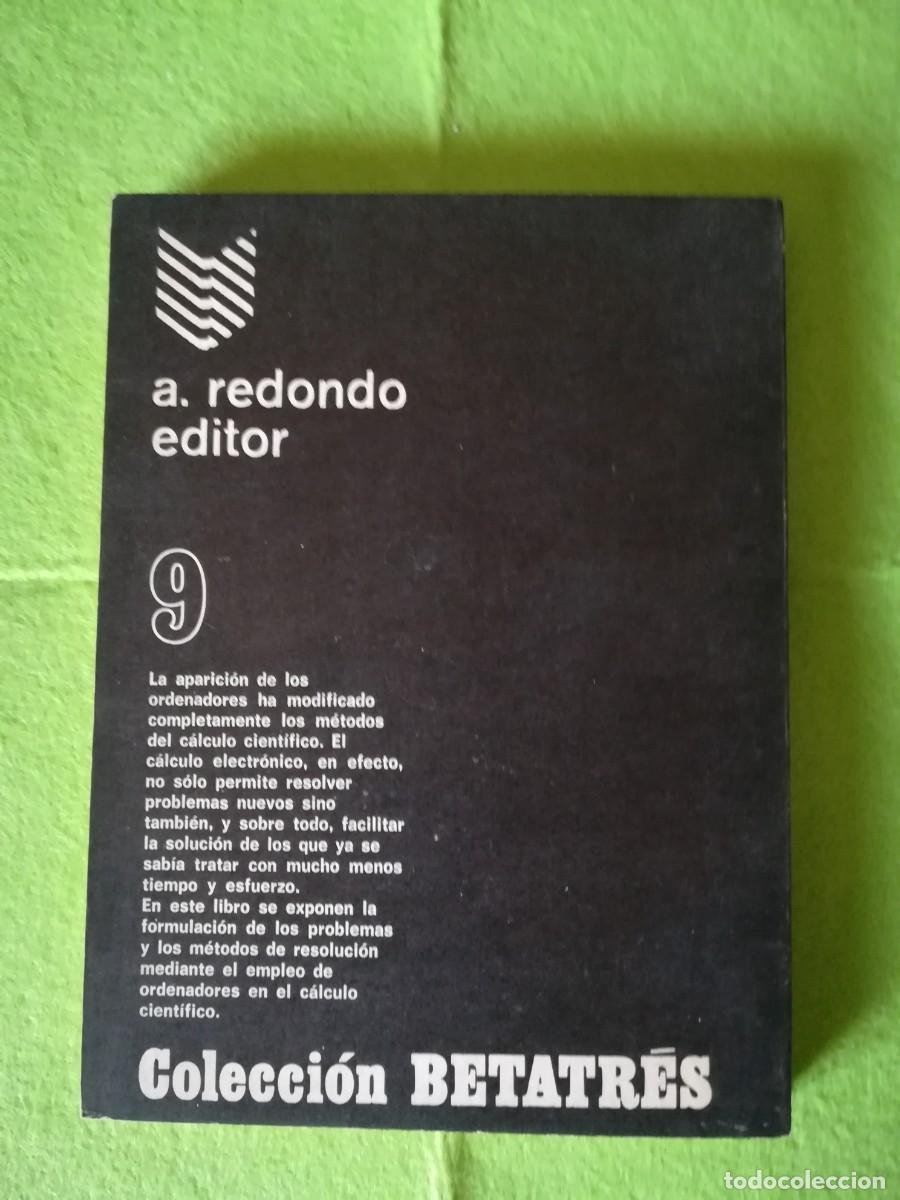Libros de segunda mano de ciencias: El calculo cientifico Guy Canevet a redondo editor 1970 - Foto 2