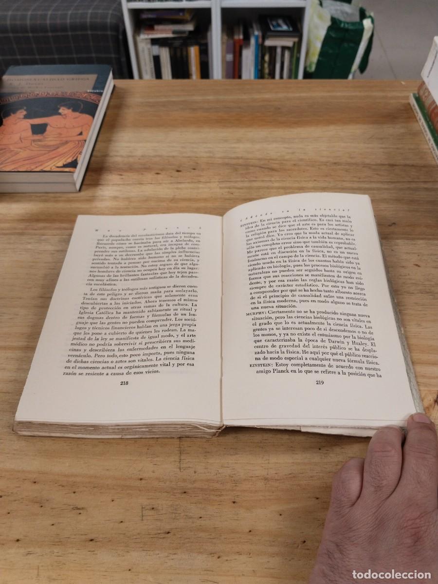 Libros de segunda mano de ciencias: &iquest;A D&oacute;nde va la Ciencia? - Max Planck - Foto 7