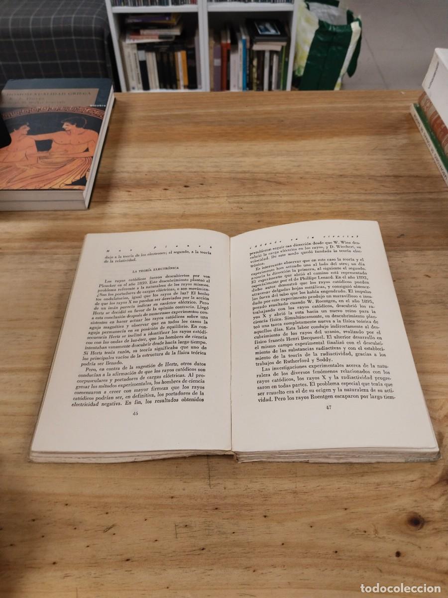 Libros de segunda mano de ciencias: &iquest;A D&oacute;nde va la Ciencia? - Max Planck - Foto 8