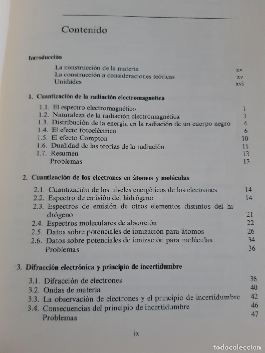 Libros de segunda mano de ciencias: Estructura at&oacute;mica y molecular Jack Barret qu&iacute;mica - Foto 3