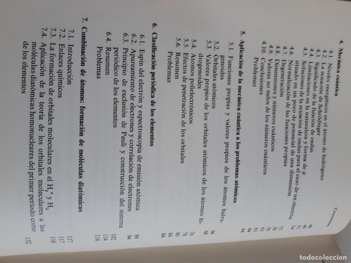 Libros de segunda mano de ciencias: Estructura at&oacute;mica y molecular Jack Barret qu&iacute;mica - Foto 5