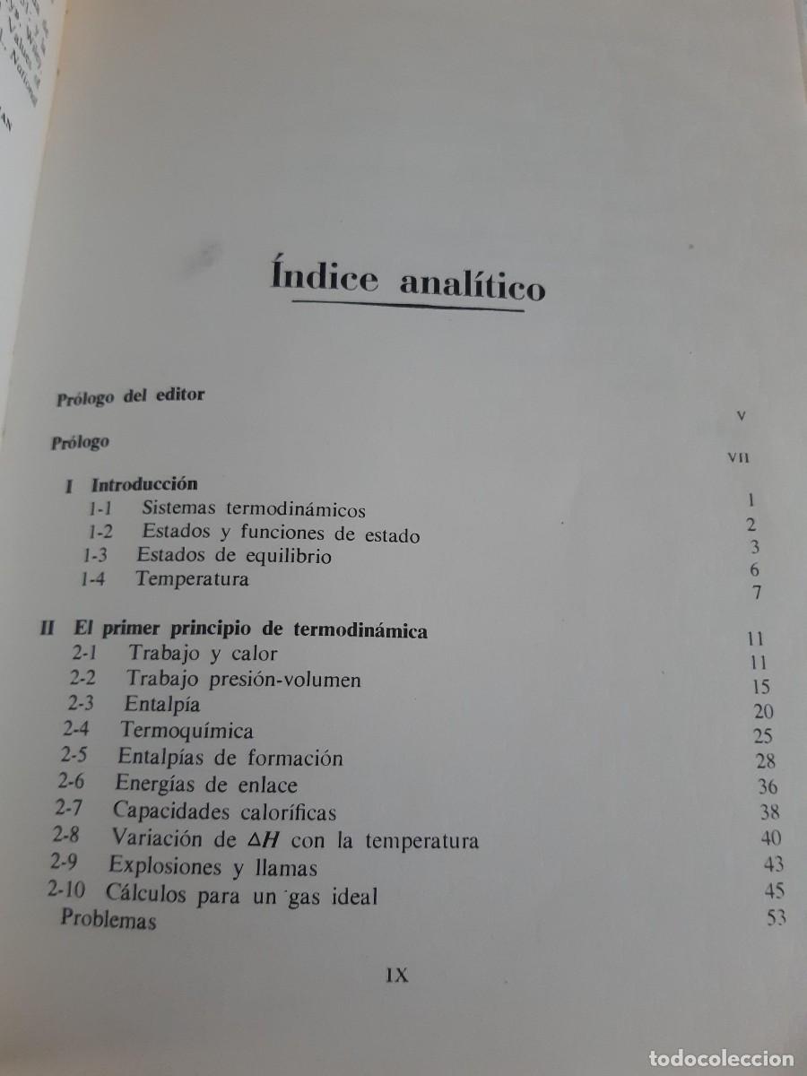 Libros de segunda mano de ciencias: termodin&aacute;mica qu&iacute;mica elemental Bruce H Mahan - Foto 2