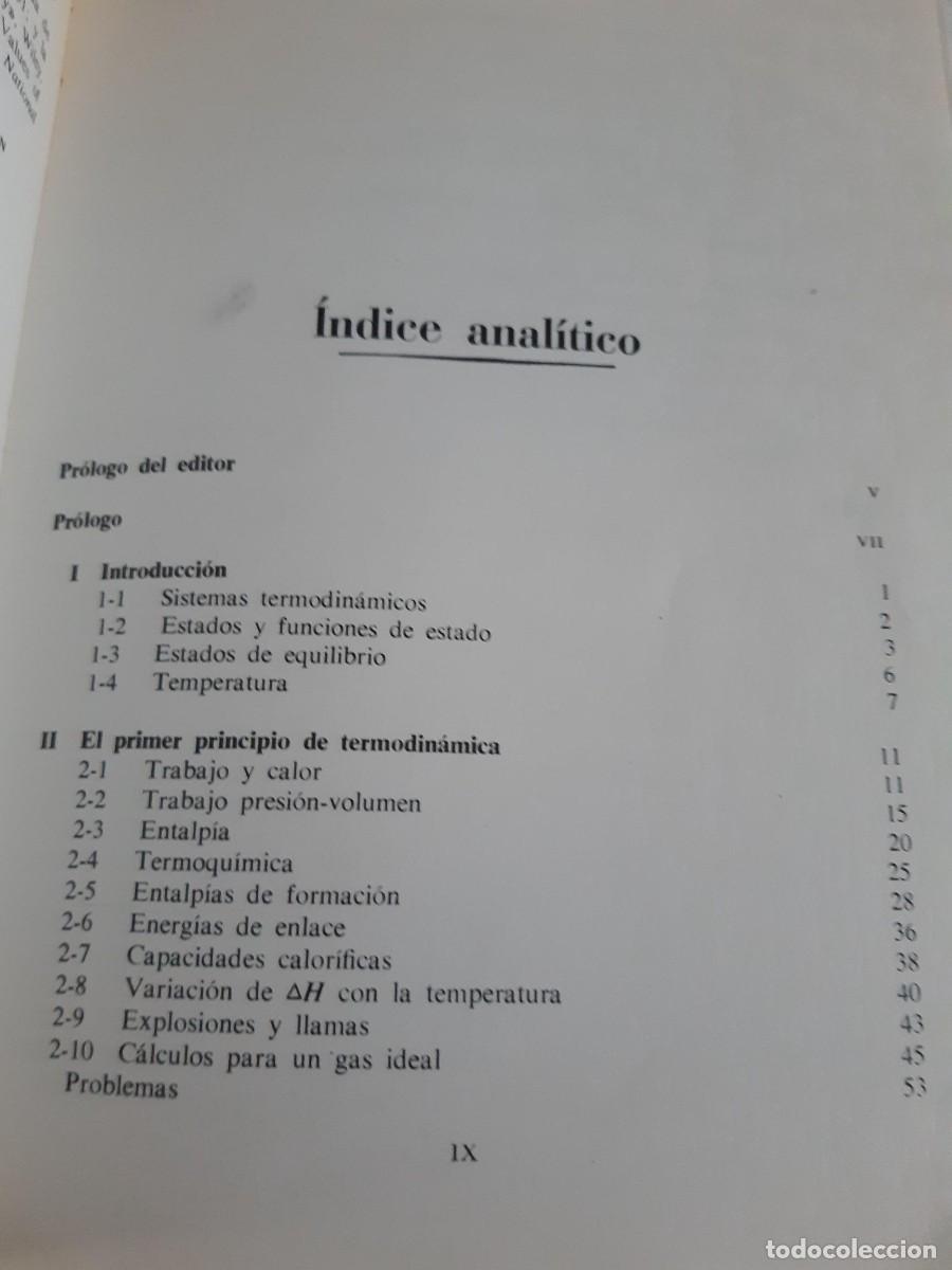 Libros de segunda mano de ciencias: termodin&aacute;mica qu&iacute;mica elemental Bruce H Mahan - Foto 3