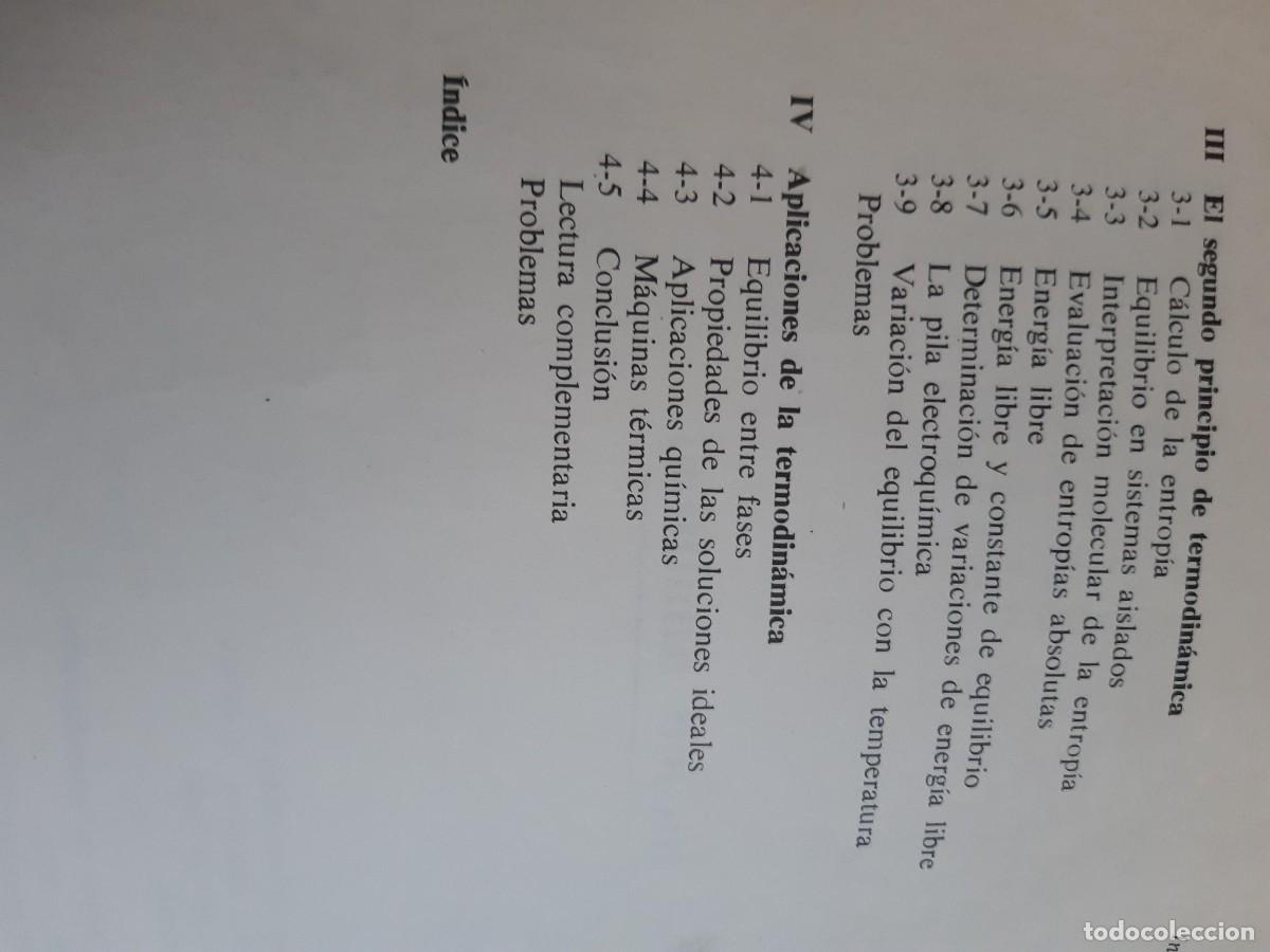 Libros de segunda mano de ciencias: termodin&aacute;mica qu&iacute;mica elemental Bruce H Mahan - Foto 4