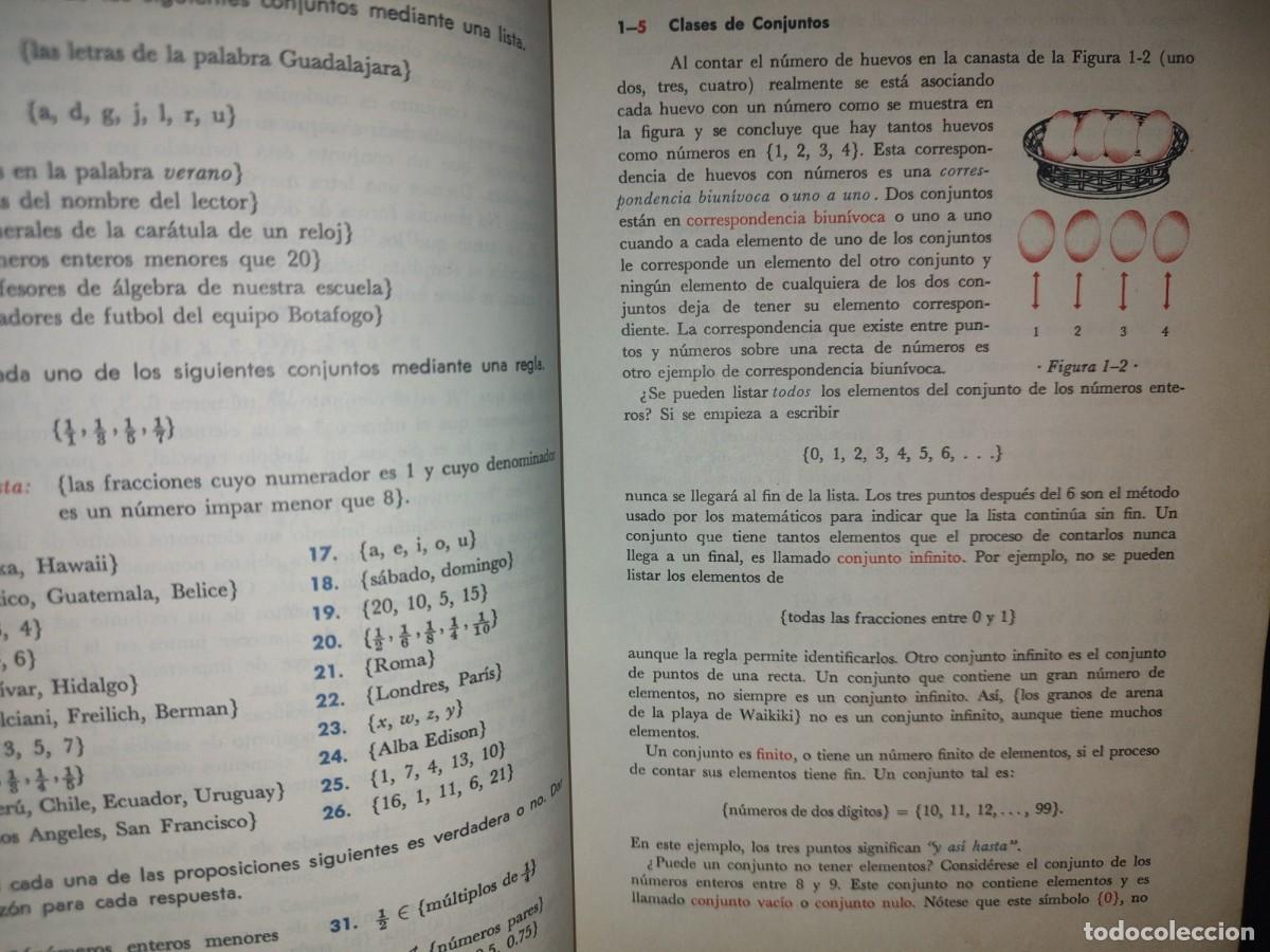 Libros de segunda mano de ciencias: 157- &Aacute;LGEBRA MODERNA. ESTRUCTURA Y M&Eacute;TODO. LIBRO 1. DOLCIANI, BERMAN, FREILICH - 1965 - Foto 13