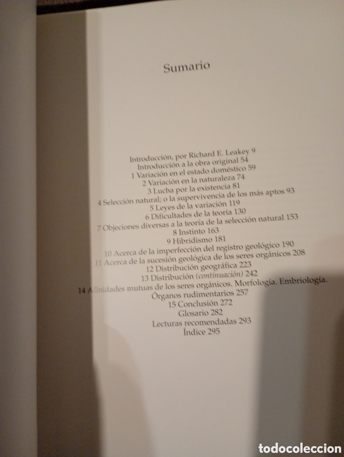 Libros de segunda mano: CHARLES DARWIN - EL ORIGEN DE LAS ESPECIES - Foto 3