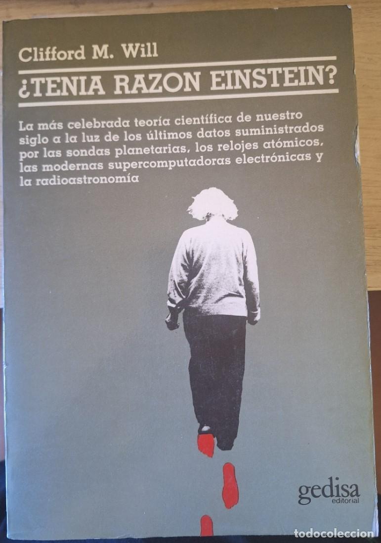 Libros de segunda mano de ciencias: &iquest;TENIA RAZON EINSTEIN? - WILL, Clifford M. - Foto 1