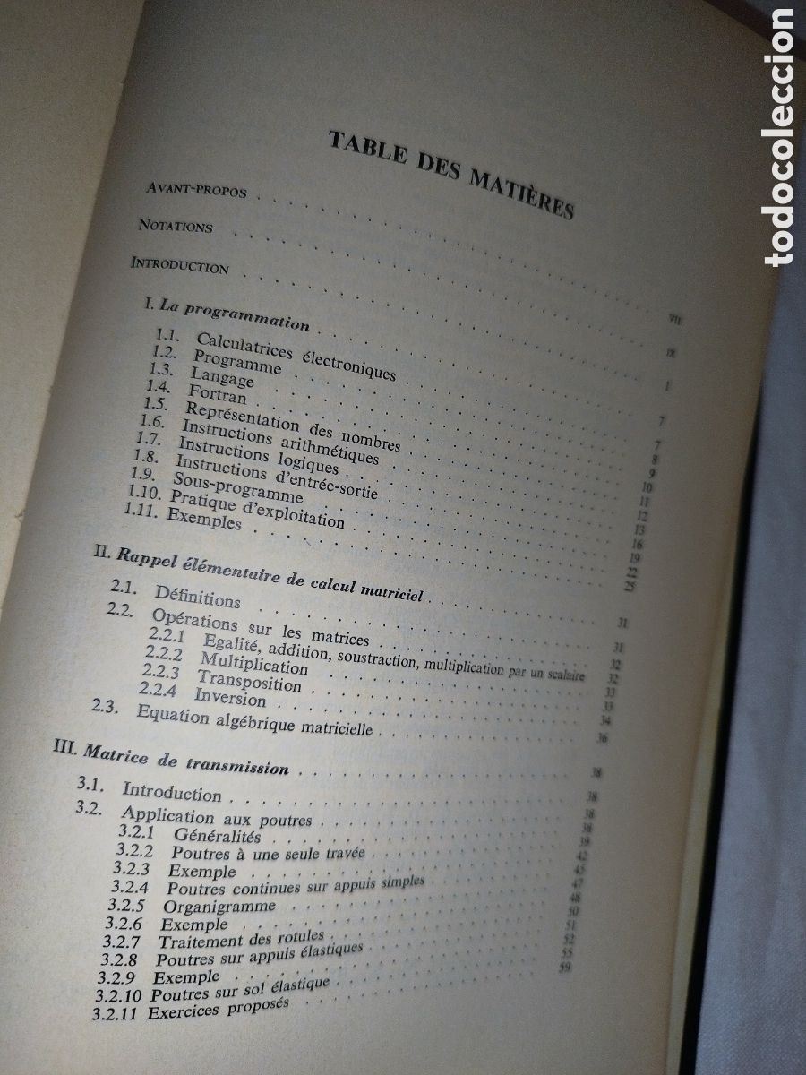 Libros de segunda mano de ciencias: APPLICATION DES ORDINATEURS AU CALCUL DES STRUCTURES. VV.AA. 1968 (en franc&eacute;s). - Foto 5