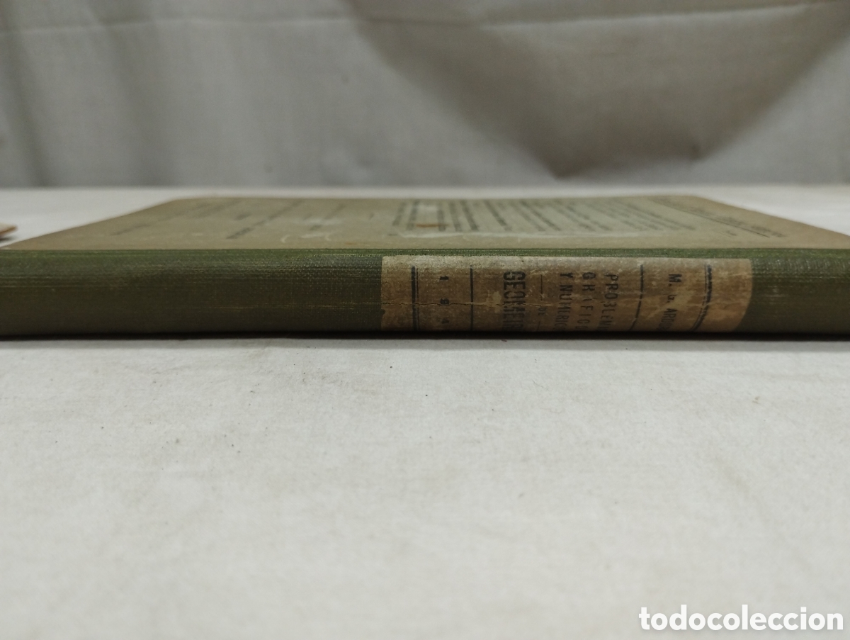 Libros de segunda mano de ciencias: Problemas gr&aacute;ficos y num&eacute;ricos de geometr&iacute;a. Manuel Garc&iacute;a, 1948 - Foto 3