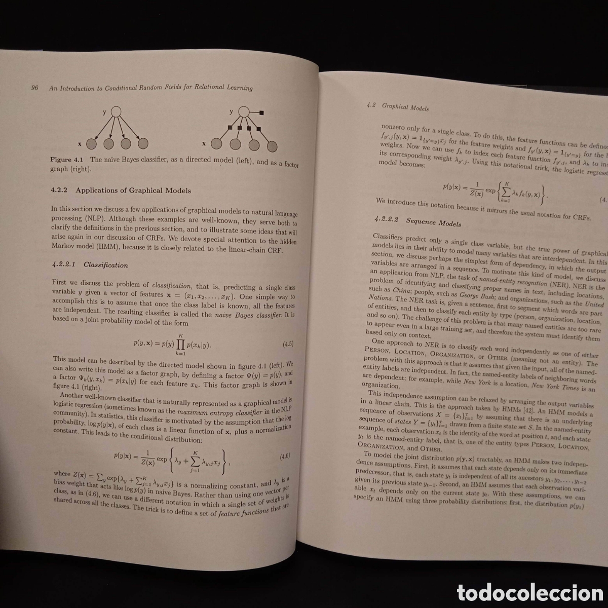 Libros de segunda mano de ciencias: INTRODUCTION TO STATISTICAL RELATIONAL LEARNING - LOSE GETOOR BEN TASKAR (EDS) - MIT 2007 - Foto 8
