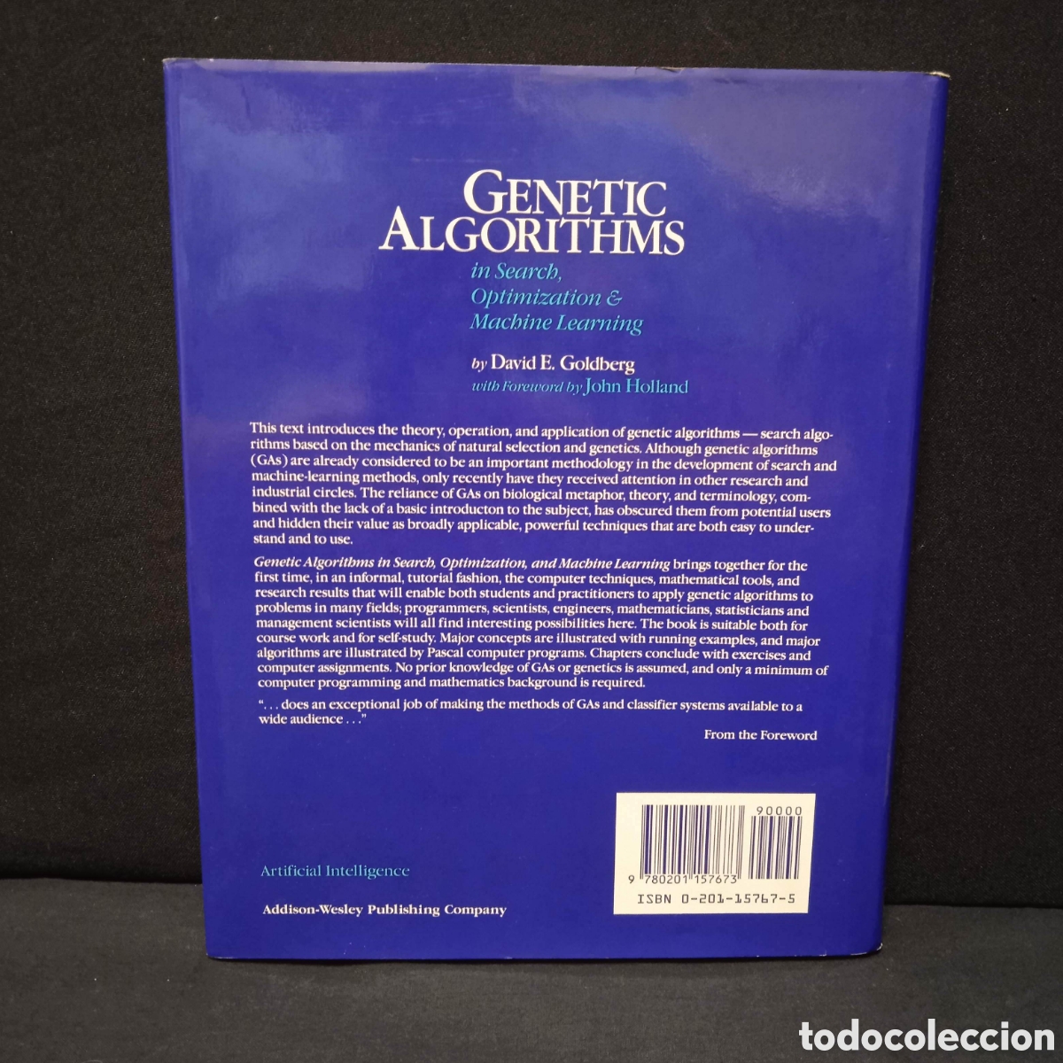 Libros de segunda mano de ciencias: GENETIC ALGORITHMS IN SEARCH OPTIMIZATION AND MACHINE LEARNING - DAVID E GOLDBERG - ADDISON-WESLEY - Foto 2