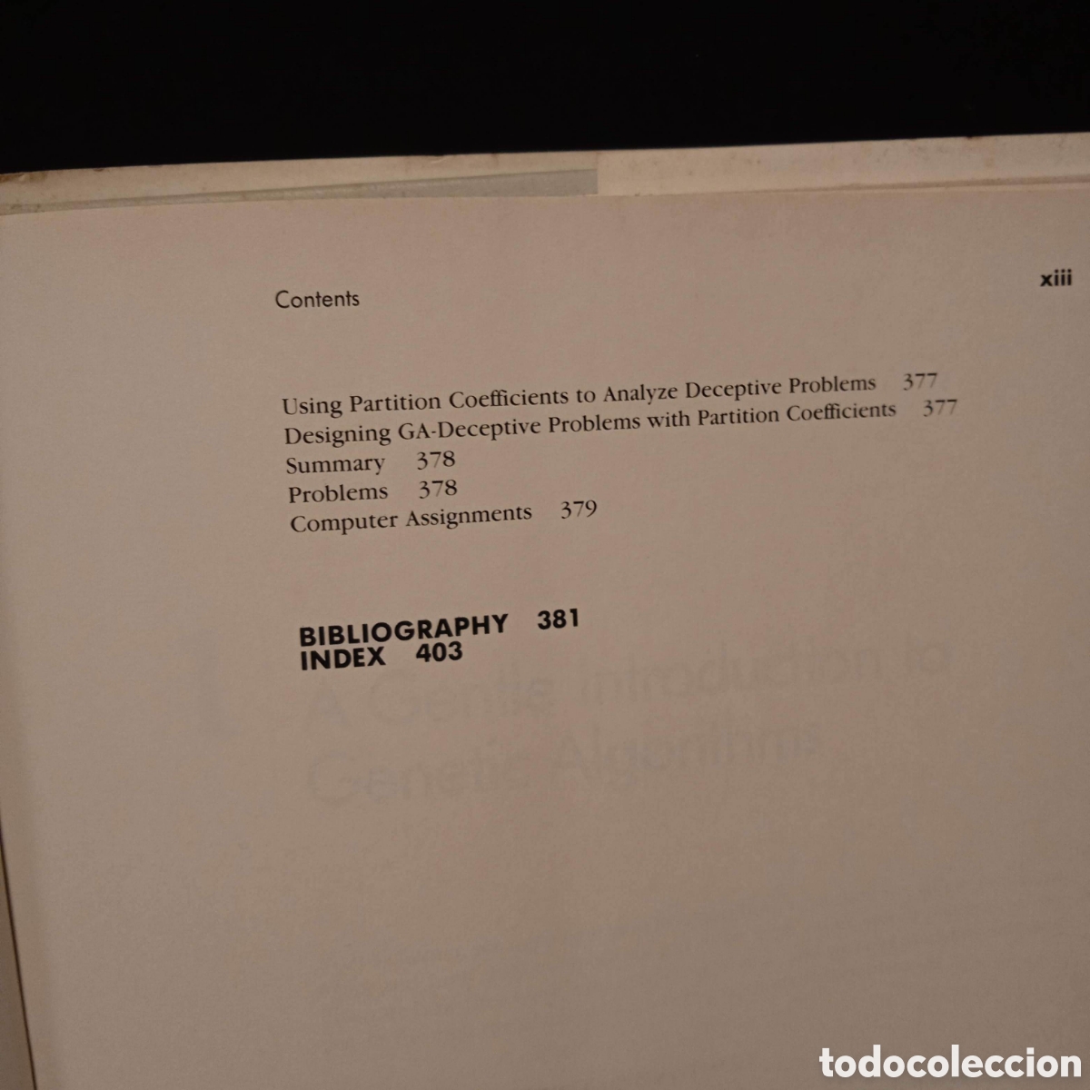 Libros de segunda mano de ciencias: GENETIC ALGORITHMS IN SEARCH OPTIMIZATION AND MACHINE LEARNING - DAVID E GOLDBERG - ADDISON-WESLEY - Foto 8