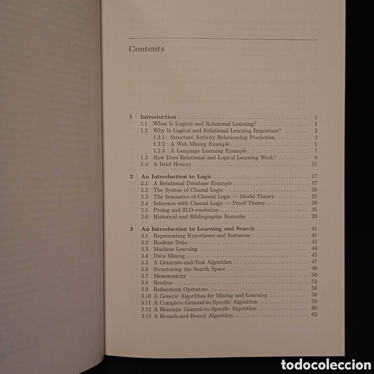 Libros de segunda mano de ciencias: LOGICAL AND RELATIONAL LEARNING - LUC DE RAEDT - SPRINGER 2008 #9419 - Foto 3