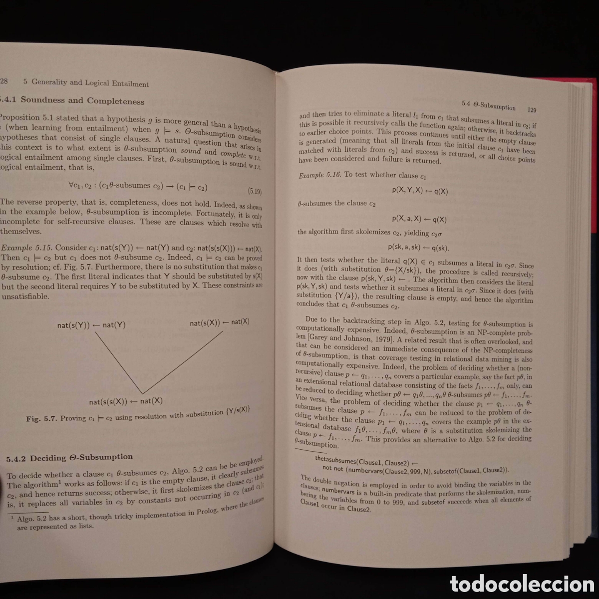 Libros de segunda mano de ciencias: LOGICAL AND RELATIONAL LEARNING - LUC DE RAEDT - SPRINGER 2008 #9419 - Foto 7