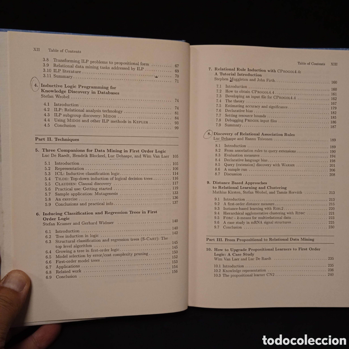 Libros de segunda mano de ciencias: RELATIONAL DATA MINING - SASO DZEROSKI NADA LAVRAC (EDS) - SPRINGER 2001 #9418 - Foto 5