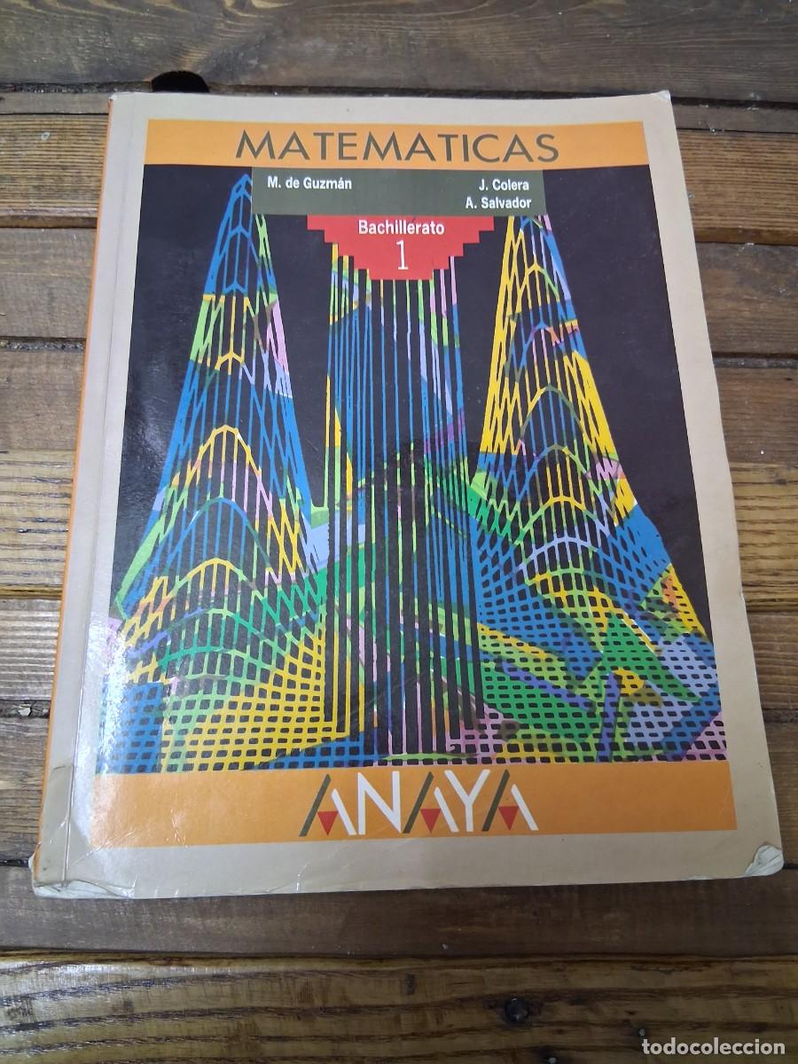 Libros de segunda mano de ciencias: Libro matem&aacute;ticas Anaya 1 bachillerato - Foto 1