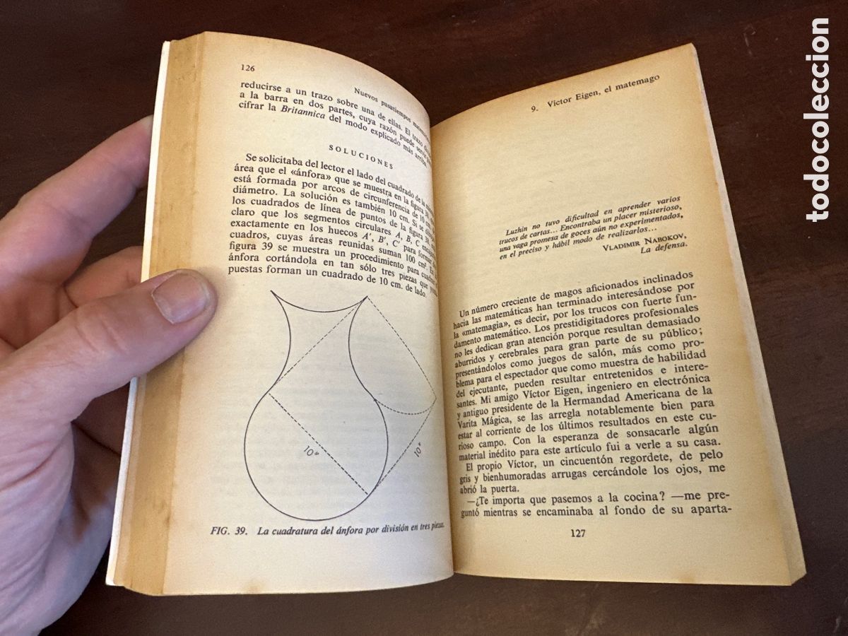 Libros de segunda mano de ciencias: NUEVOS PENSAMIENTOS MATEM&Aacute;TICOS. MARTIN GARDNER - Foto 4