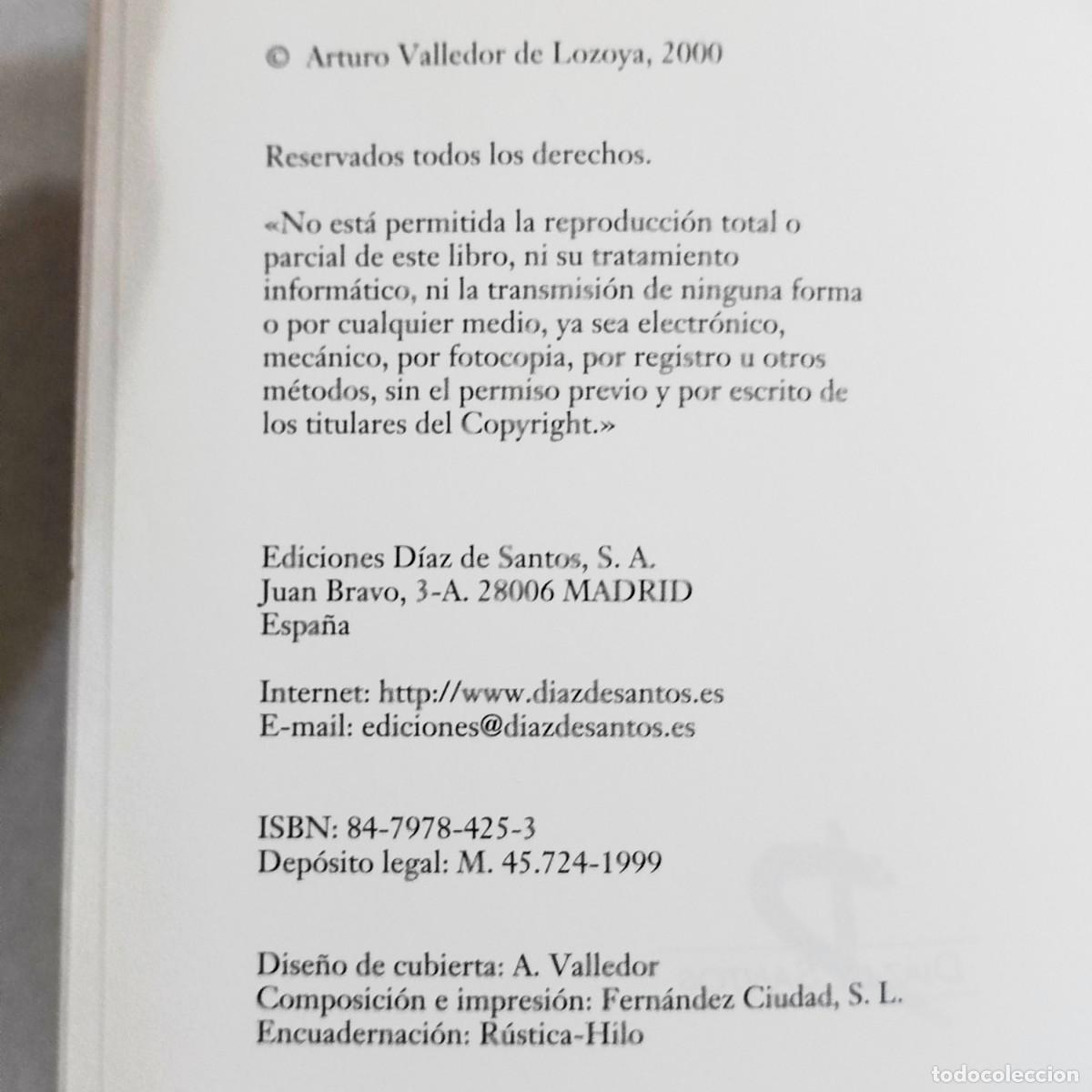 Libros de segunda mano: LA ESPECIE SUICIDA de Arturo Valledor de Lozoya - Foto 5