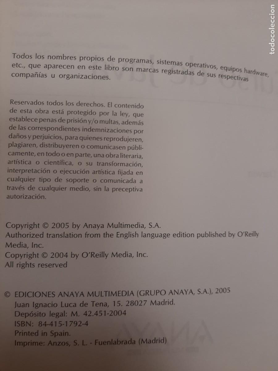Libros de segunda mano de ciencias: Curso de Java - Ian F. Darwin - Anaya, 2005 - Foto 4