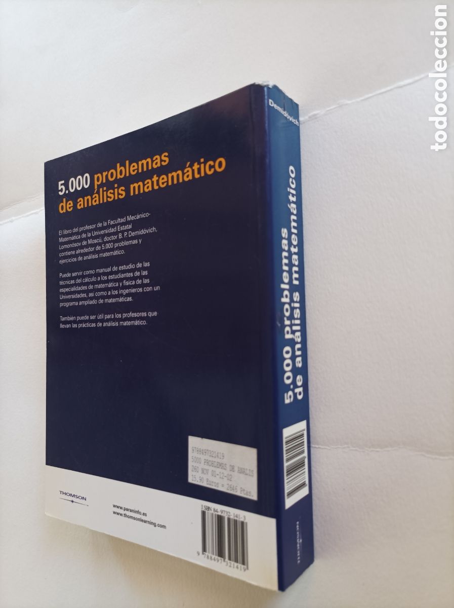 Libros de segunda mano de ciencias: 5000 problema de an&aacute;lisis matem&aacute;tico / B. P. Demidovich - Foto 10