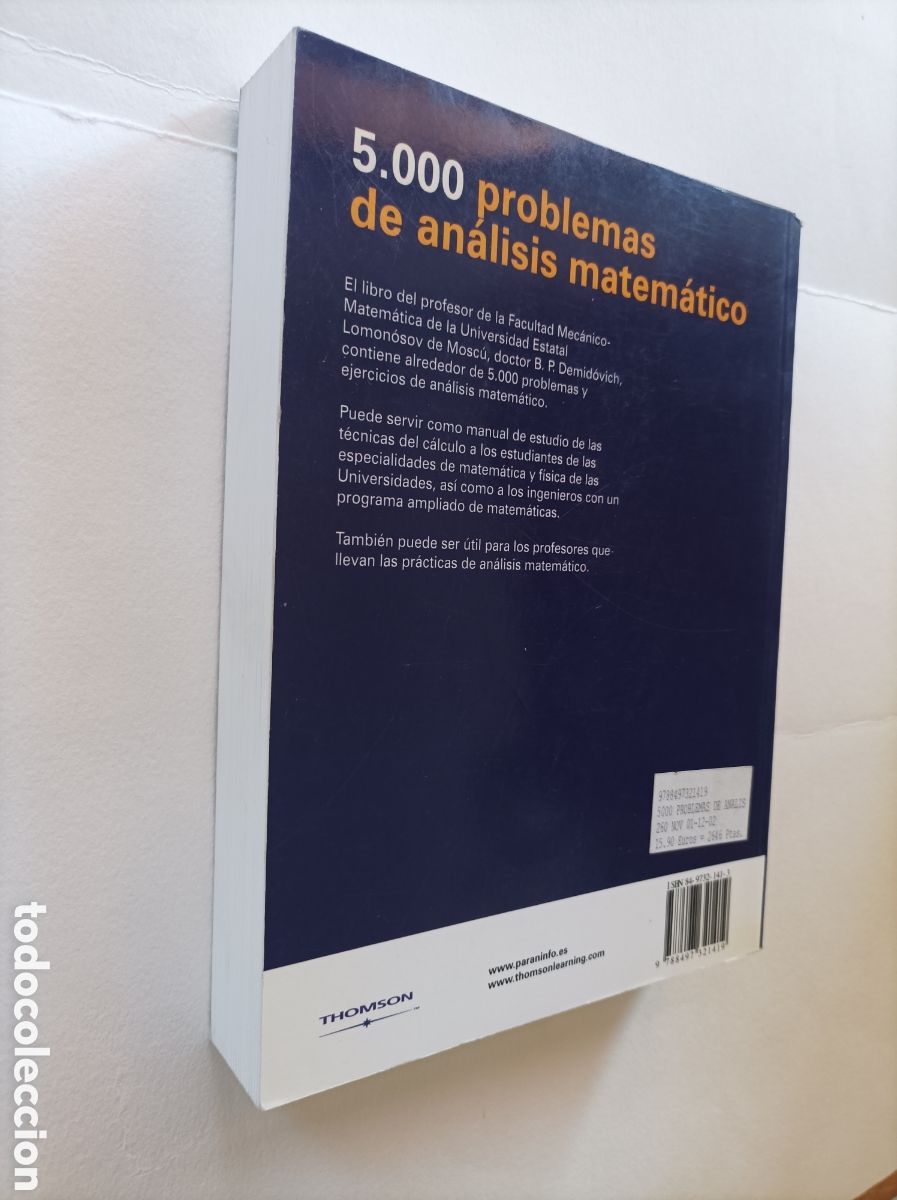 Libros de segunda mano de ciencias: 5000 problema de an&aacute;lisis matem&aacute;tico / B. P. Demidovich - Foto 12