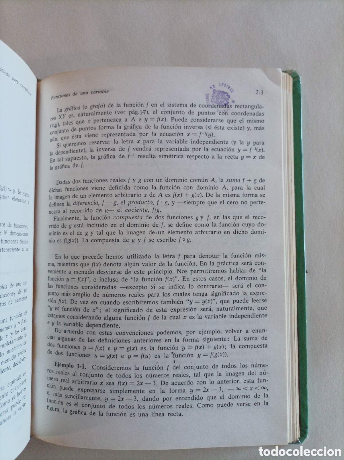Libros de segunda mano de ciencias: Funciones de una y varias variables reales / Thor A. Bak y Jonas Lictenberg. Matem&aacute;ticas - Foto 5