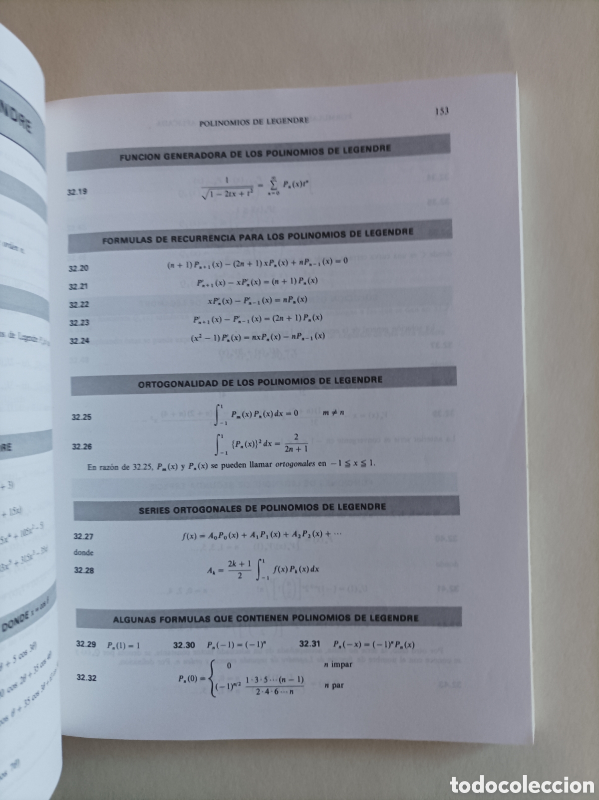Libros de segunda mano de ciencias: F&oacute;rmulas y tablas de matem&aacute;tica aplicada / Murray R. Spiegel, Lorenzo Abellanas - Foto 7