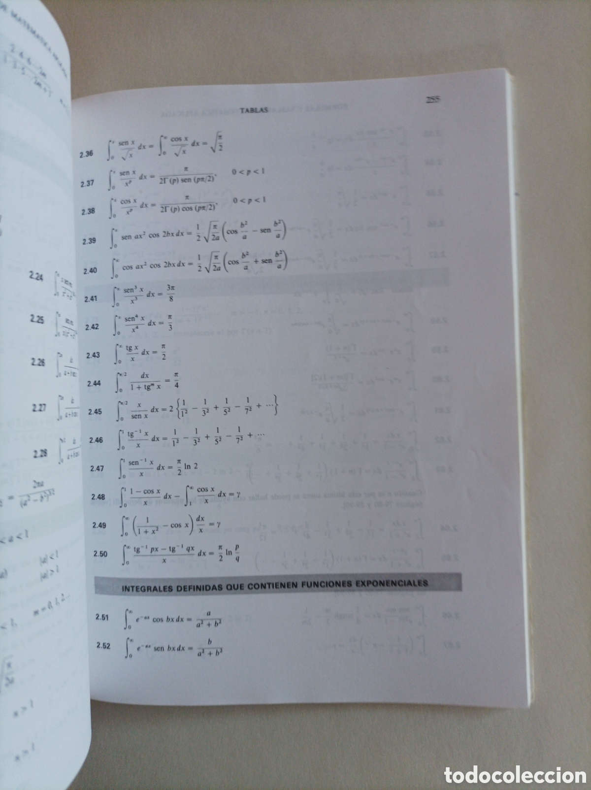 Libros de segunda mano de ciencias: F&oacute;rmulas y tablas de matem&aacute;tica aplicada / Murray R. Spiegel, Lorenzo Abellanas - Foto 8