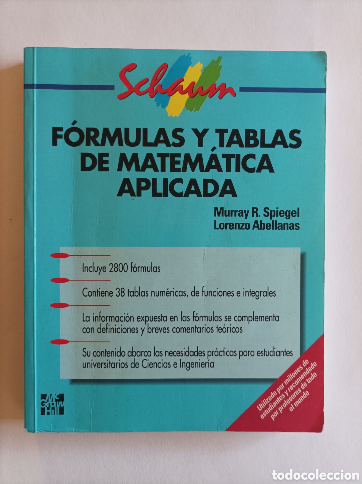 Libros de segunda mano de ciencias: F&oacute;rmulas y tablas de matem&aacute;tica aplicada / Murray R. Spiegel, Lorenzo Abellanas - Foto 1