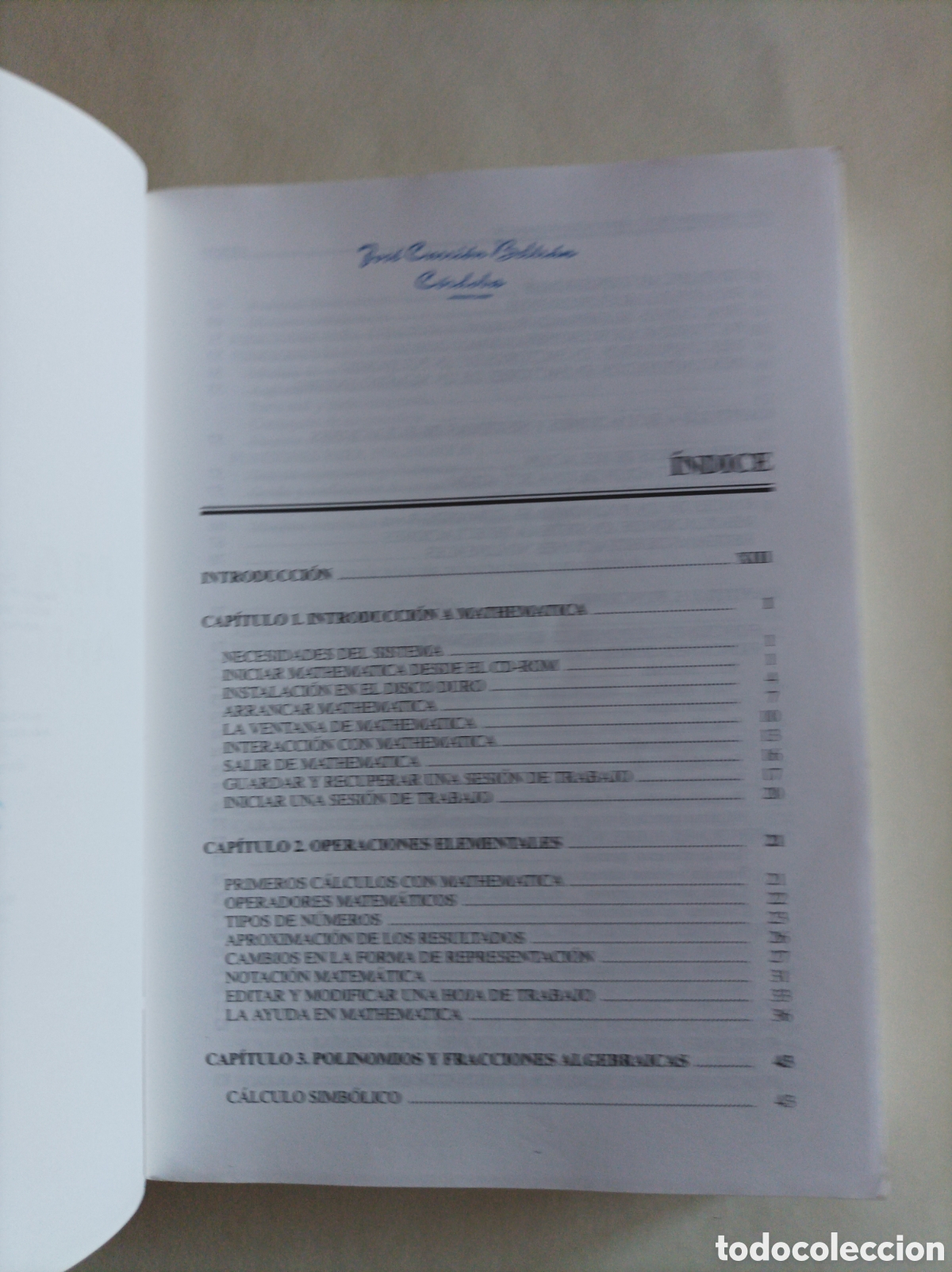Libros de segunda mano de ciencias: Mathematica 3. Aplicaciones para PC / Agust&iacute;n Carrillo Albornoz Torres e inmaculada Llanas Centeno - Foto 5