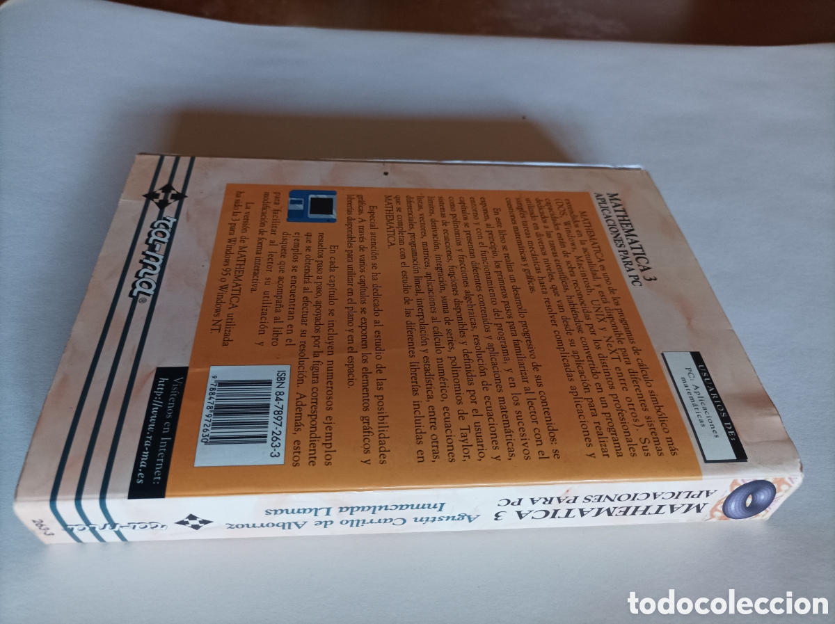 Libros de segunda mano de ciencias: Mathematica 3. Aplicaciones para PC / Agust&iacute;n Carrillo Albornoz Torres e inmaculada Llanas Centeno - Foto 10