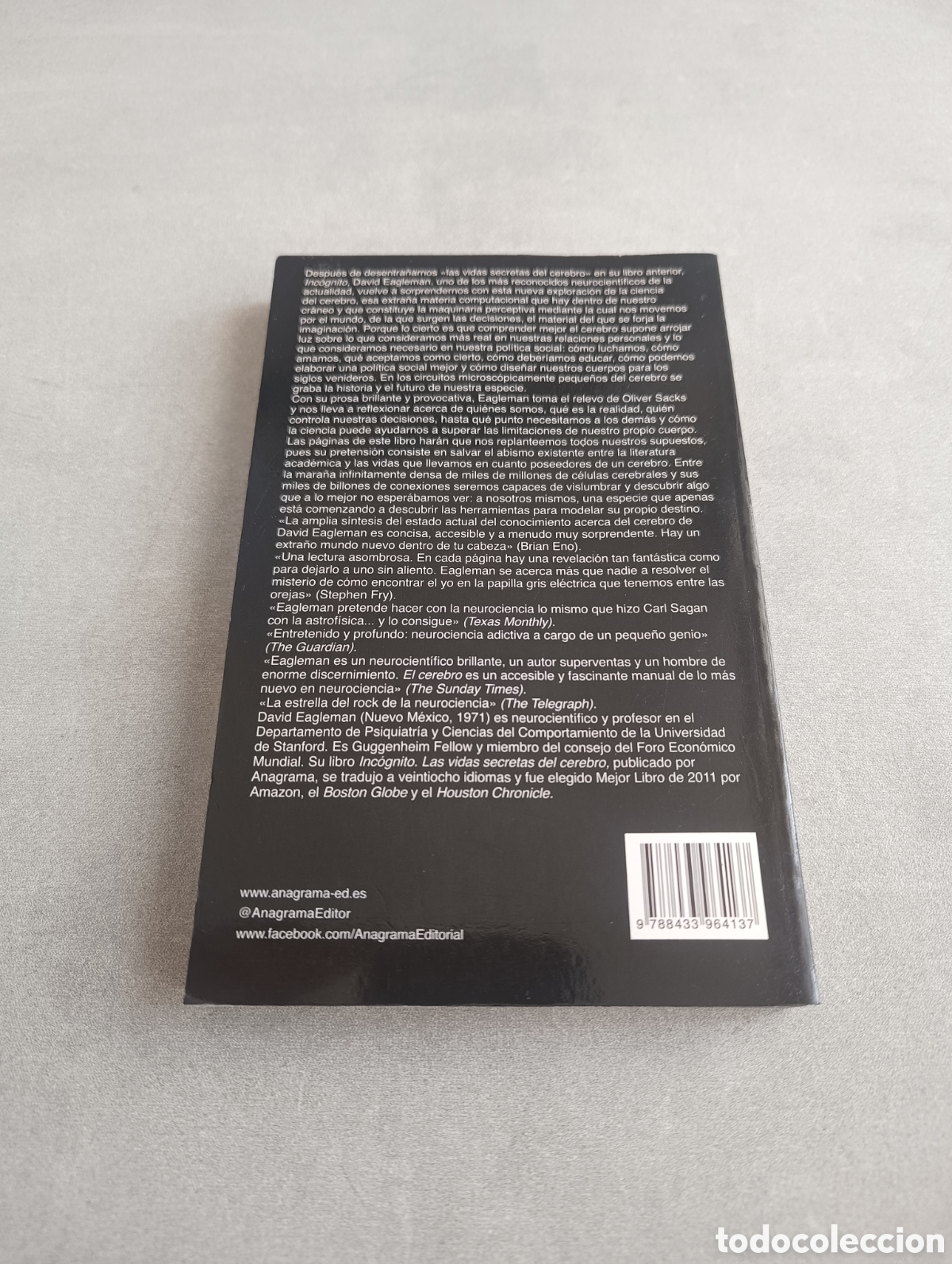 Libros de segunda mano: El cerebro. David Eagleman. Nuestra historia. - Foto 4
