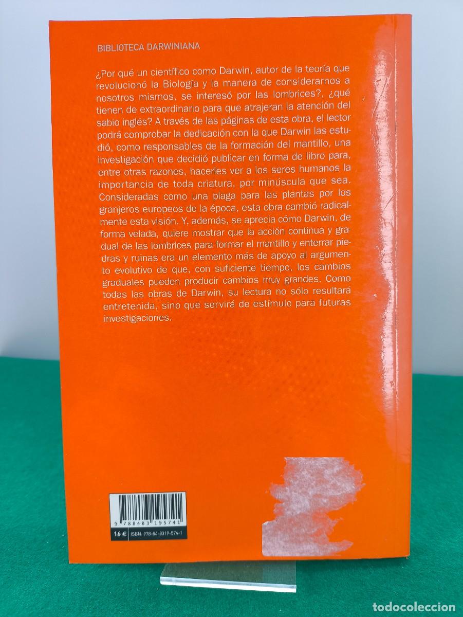 Libros de segunda mano: LA FORMACI&Oacute;N DEL MANTILLO VEGETAL / CHARLES DARWIN / 2011. CSIC - Foto 8