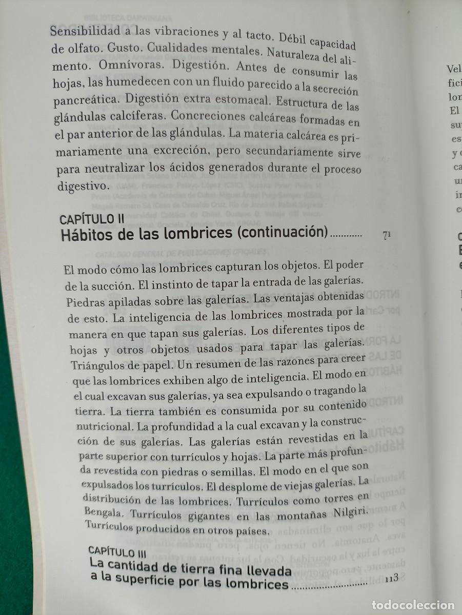 Libros de segunda mano: LA FORMACI&Oacute;N DEL MANTILLO VEGETAL / CHARLES DARWIN / 2011. CSIC - Foto 4