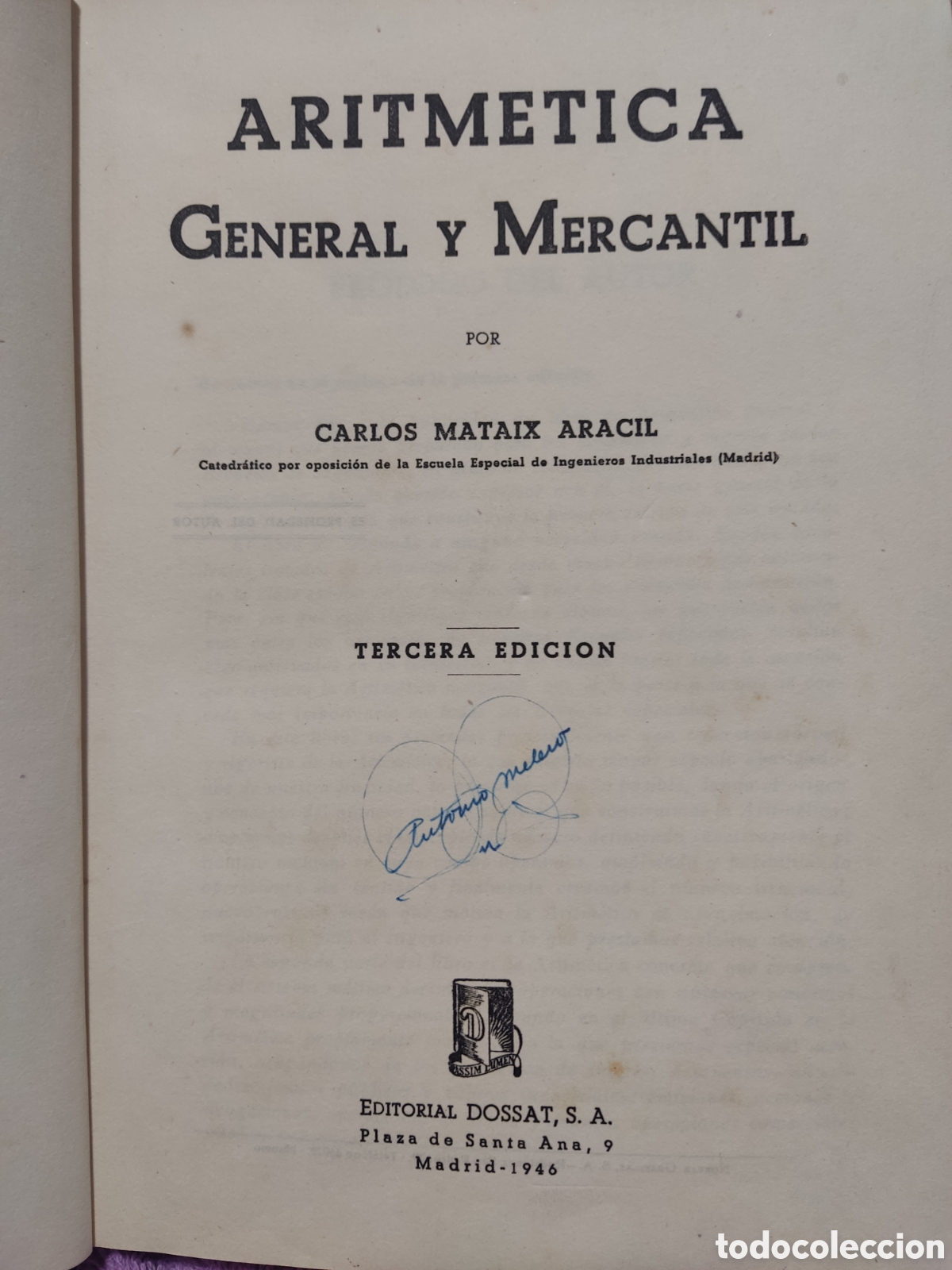 Libros de segunda mano de ciencias: Aritm&eacute;tica general y mercantil - Foto 3