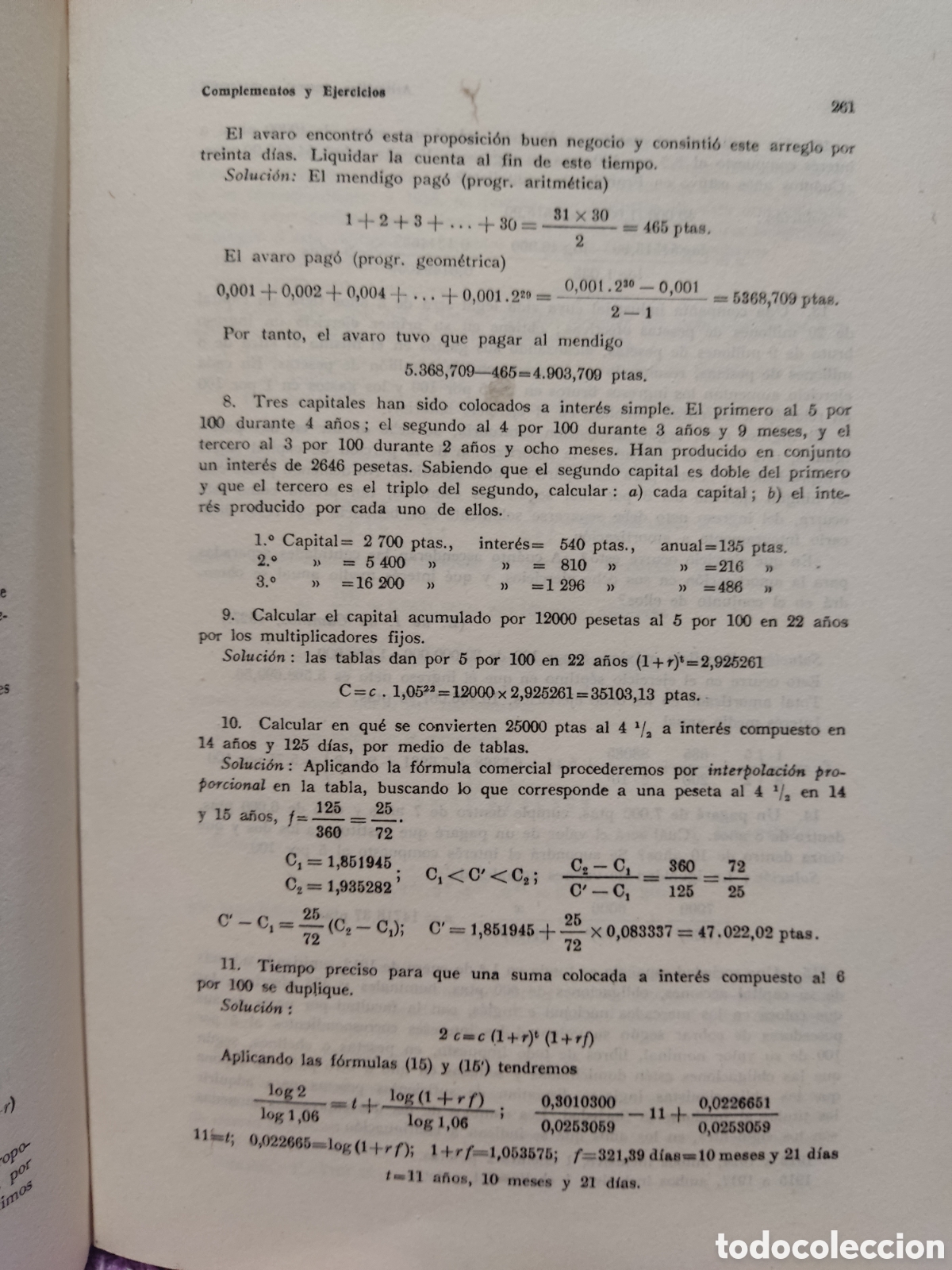 Libros de segunda mano de ciencias: Aritm&eacute;tica general y mercantil - Foto 6