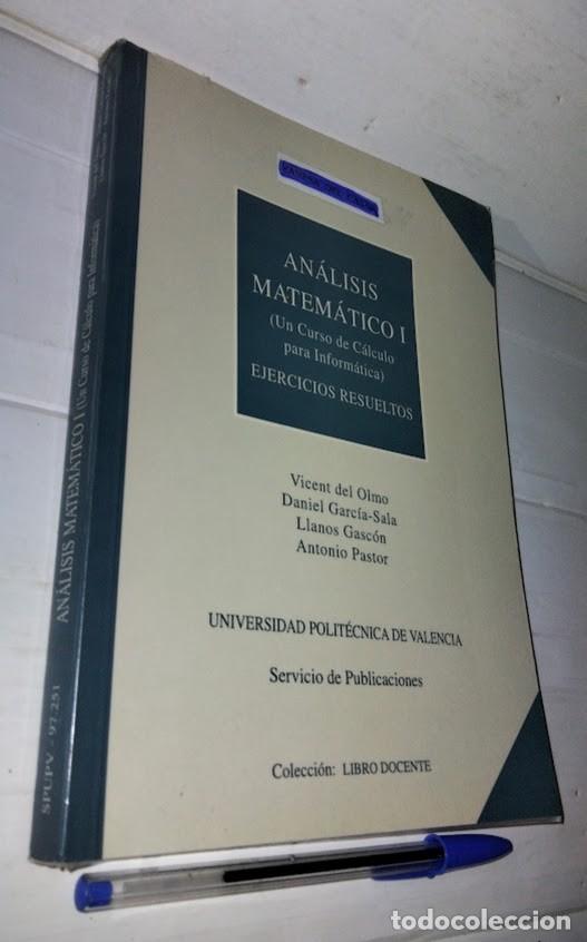 Libros de segunda mano de ciencias: An&aacute;lisis Matem&aacute;tico I - Vicent del Olmo y otros - 1997 - Foto 1