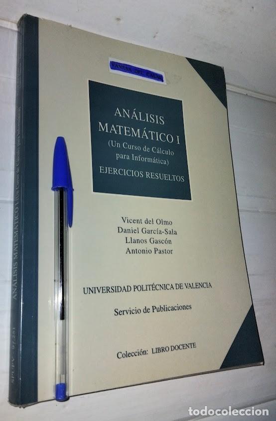 Libros de segunda mano de ciencias: An&aacute;lisis Matem&aacute;tico I - Vicent del Olmo y otros - 1997 - Foto 2