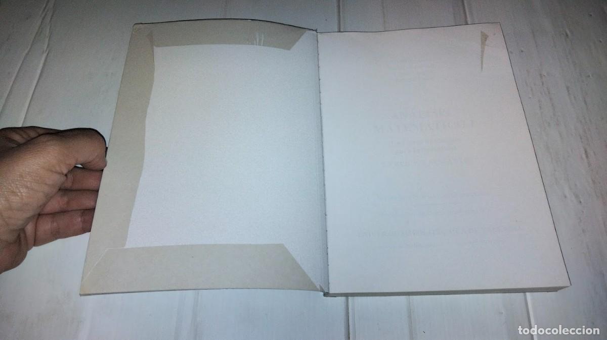 Libros de segunda mano de ciencias: An&aacute;lisis Matem&aacute;tico I - Vicent del Olmo y otros - 1997 - Foto 6