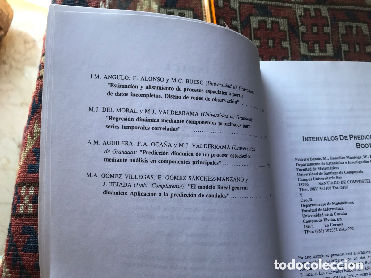 Libros de segunda mano de ciencias: Predicci&oacute;n din&aacute;mica. Granada 1995 - Foto 6