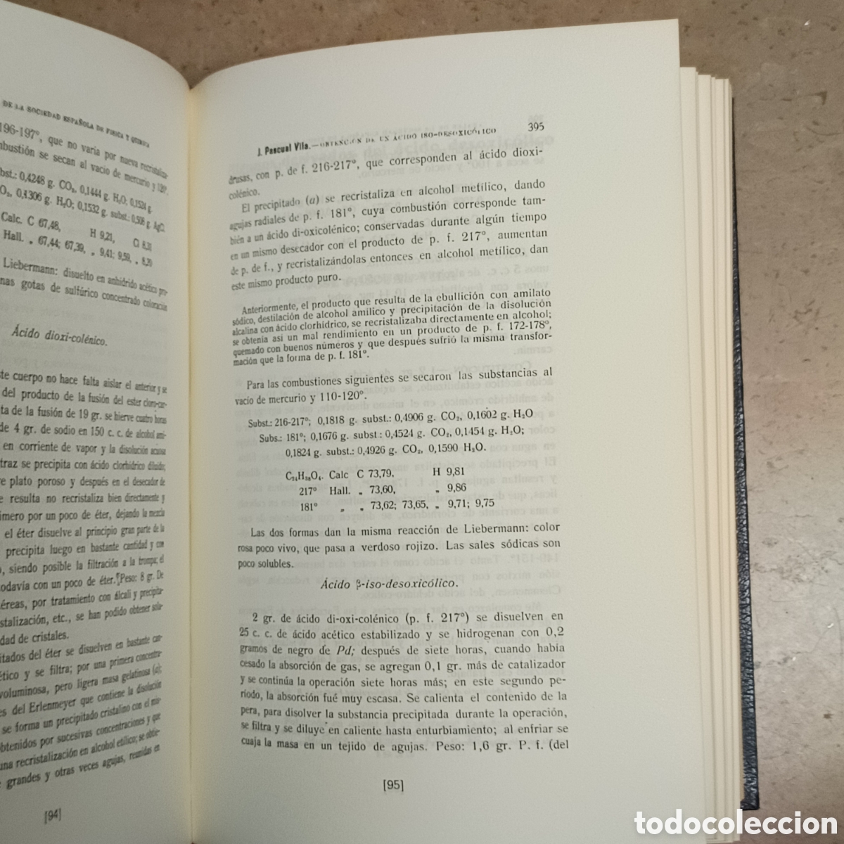 Libros de segunda mano de ciencias: OBRA CIENT&Iacute;FICA del profesor Dr. Jos&eacute; Pascual Vila (1895-1979) - Foto 5