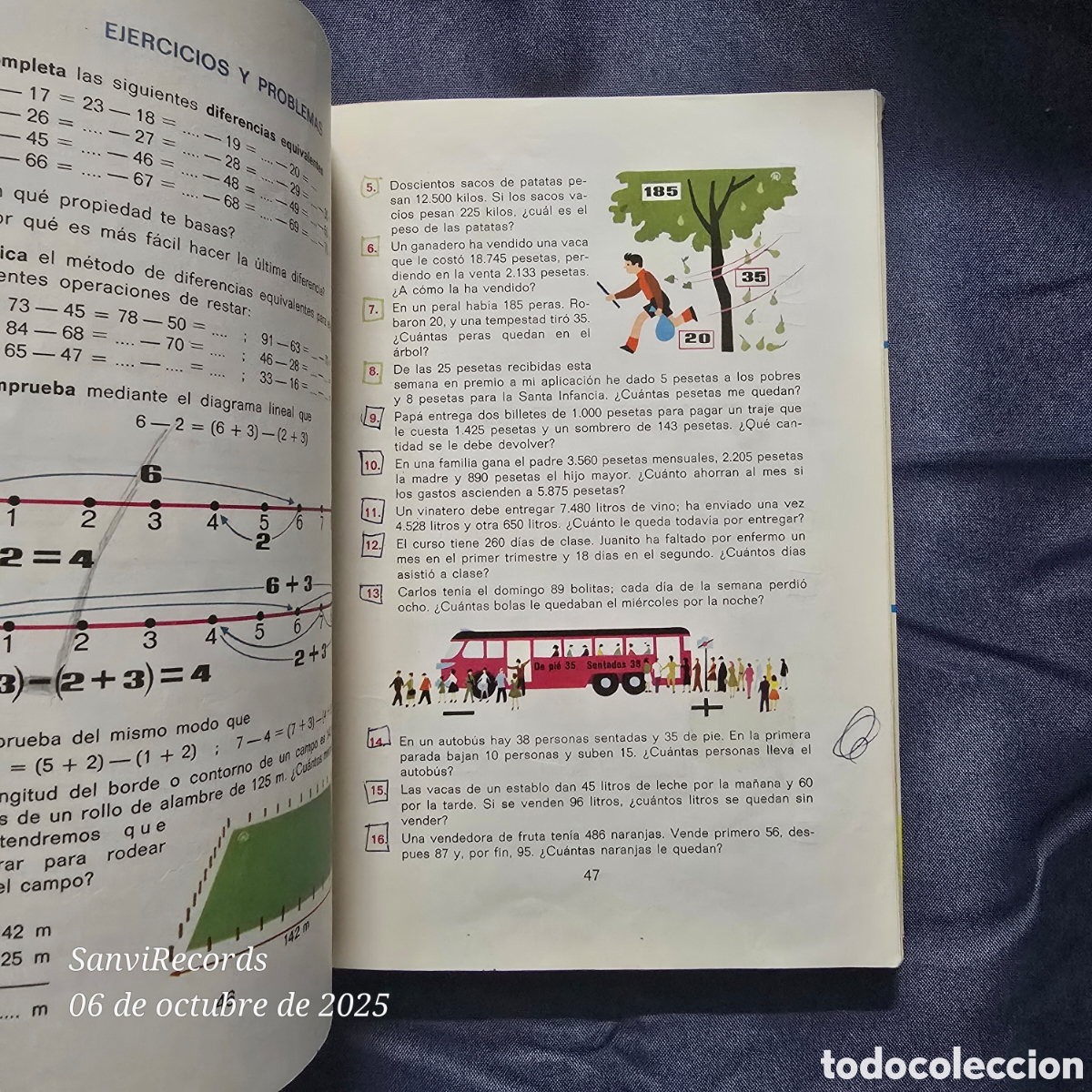 Libros de segunda mano de ciencias: EL CALCULO EN LA VIDA DIARIA, 3&deg; CURSO (S.M.) - Foto 6