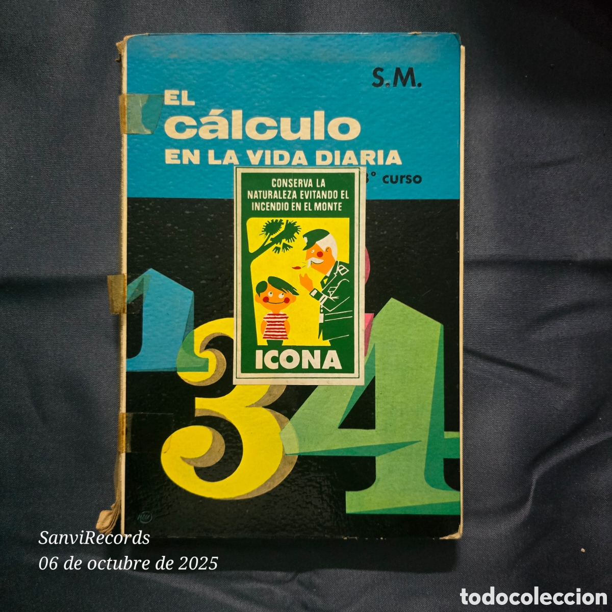 Libros de segunda mano de ciencias: EL CALCULO EN LA VIDA DIARIA, 3&deg; CURSO (S.M.) - Foto 1