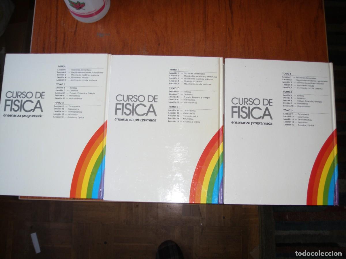 Libros de segunda mano de ciencias: CURSO DE FISICA COMPLETO 3 TOMOS ENSE&Ntilde;ANZA PROGRAMADA - Foto 7