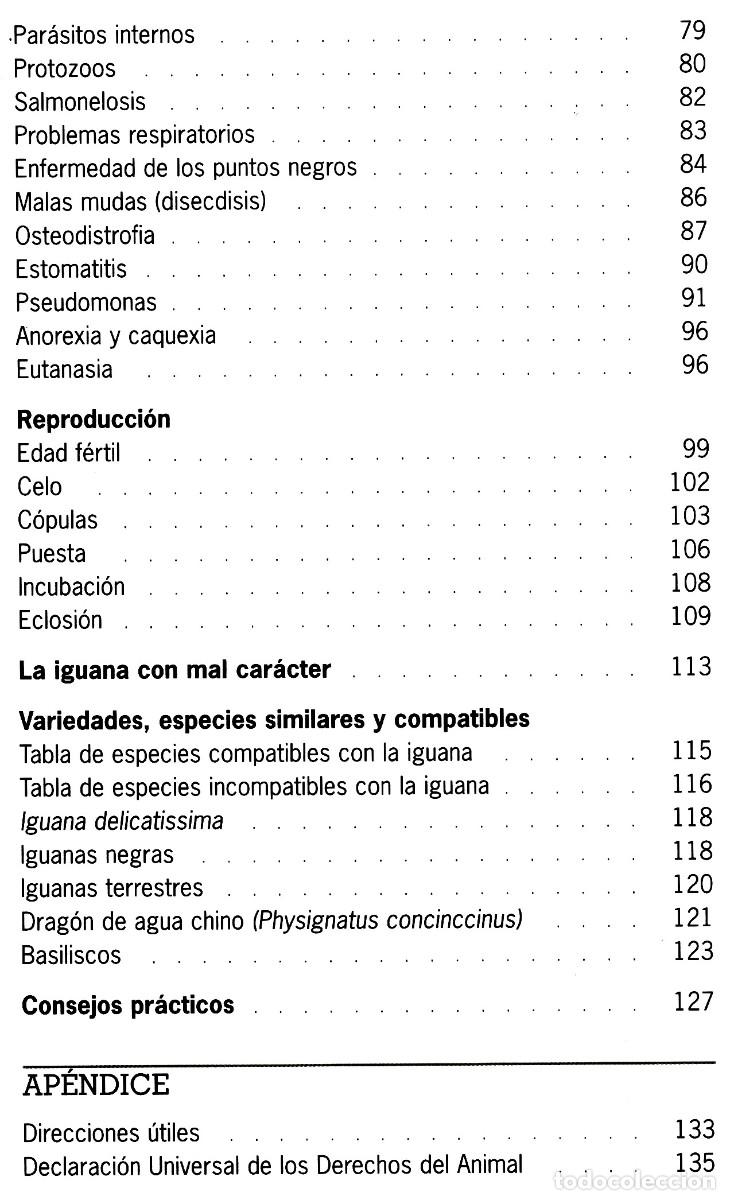 Libros de segunda mano: EL NUEVO LIBRO DE LAS IGUANAS. REPTILES. - Foto 8